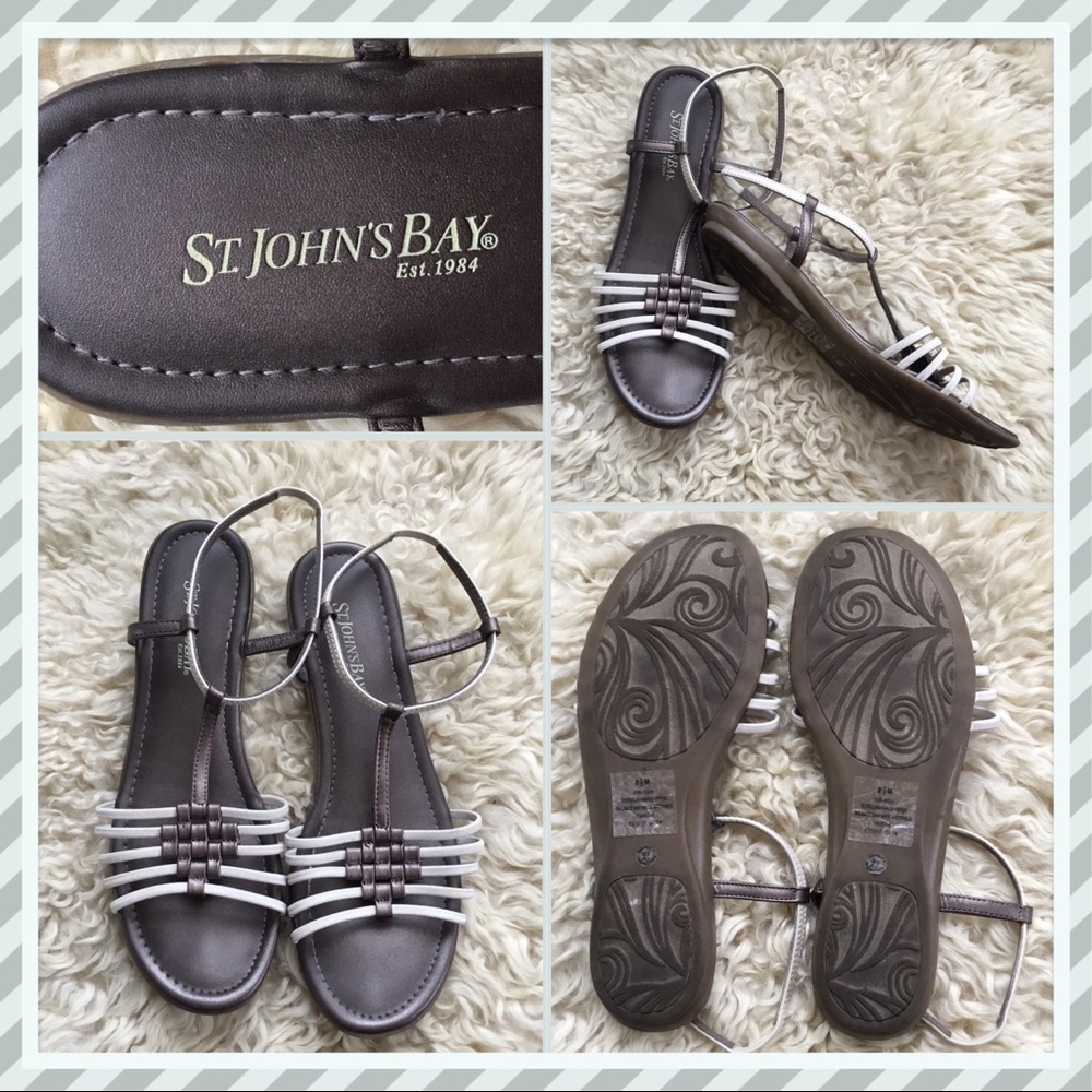 St. John’s Bay Taupe/brown Strappy Sandals